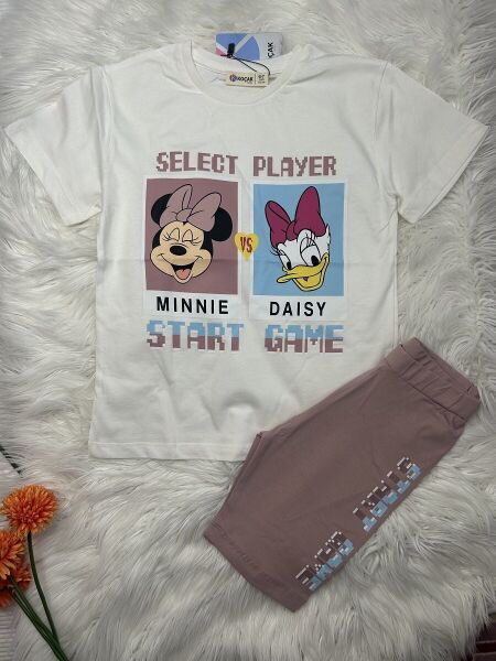 Minnie vs Daisy ''Start Game'' Kız Çocuk Taytlı Takım