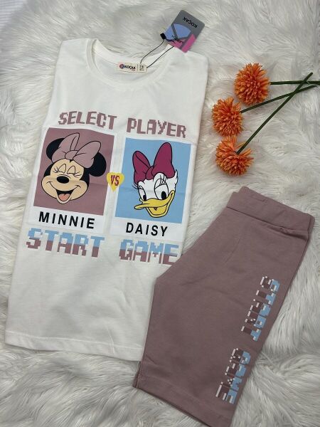 Minnie vs Daisy ''Start Game'' Kız Çocuk Taytlı Takım