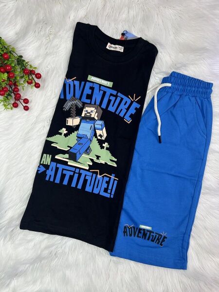 Erkek Çocuk Minecraft Lisanslı 2’li Takım - Adventure