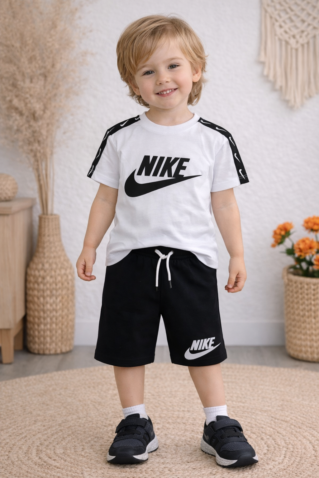 Erkek Çocuk Nike Baskılı İkili Takım