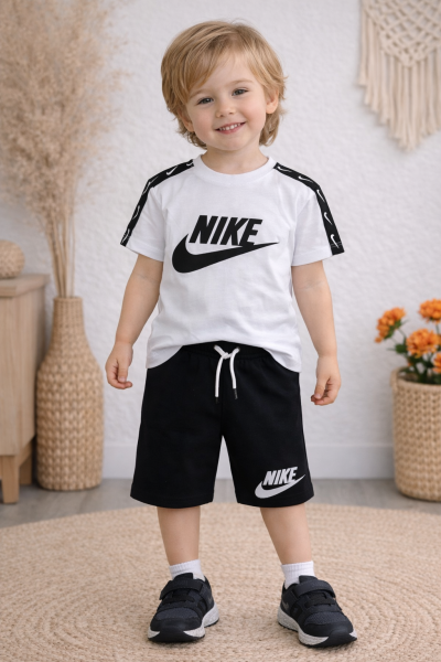 Erkek Çocuk Nike Baskılı İkili Takım