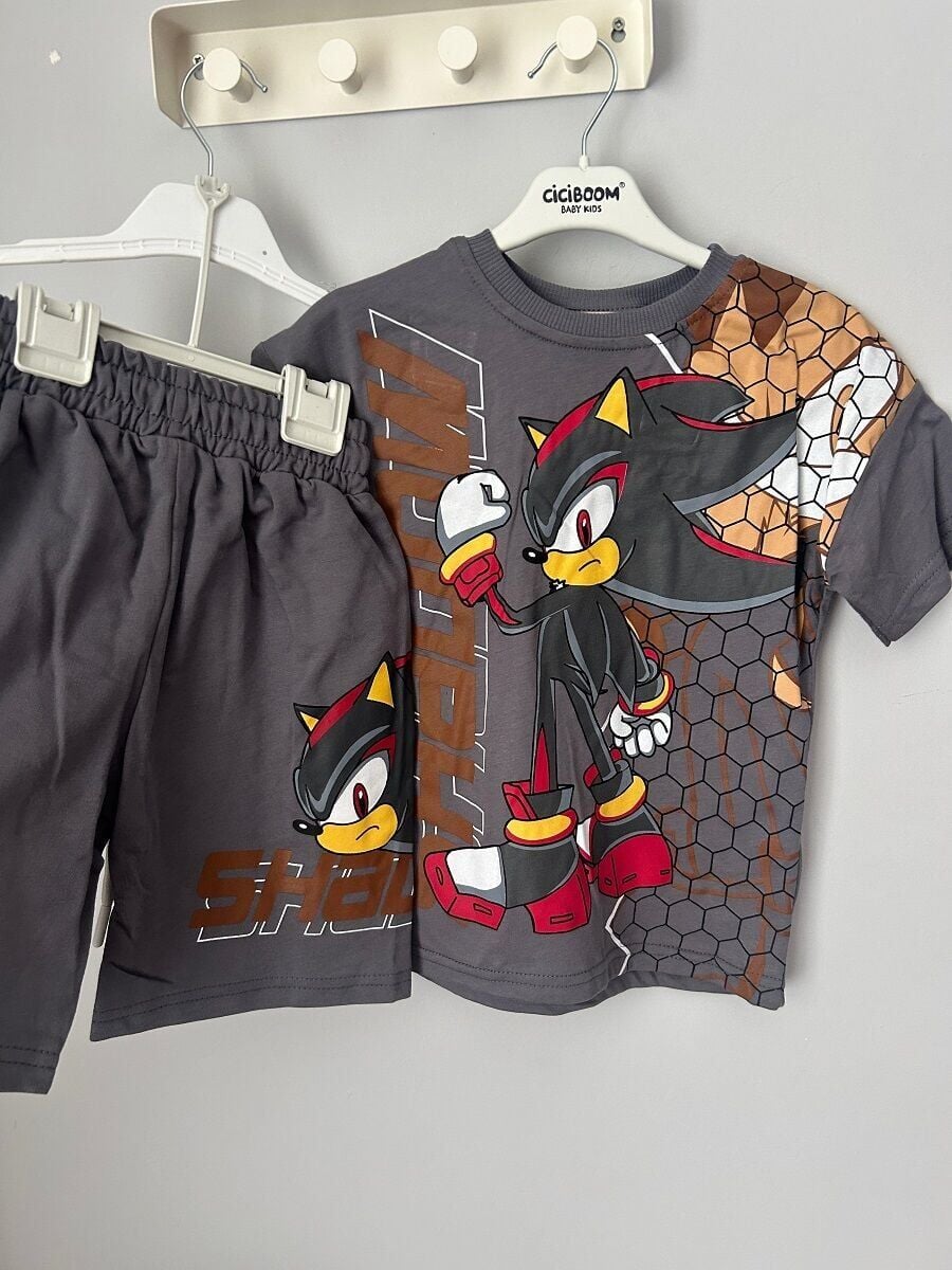 Shadow the Hedgehog Erkek Çocuk Takımı – Antrasit