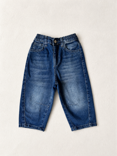 Erkek Çocuk Baggy Tapered Jean Pantolon